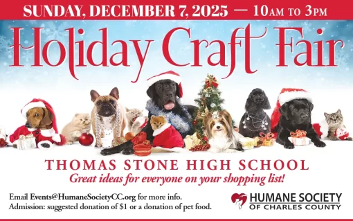 Humane Society of Charles County - 2025 Holiday Craft Fair!